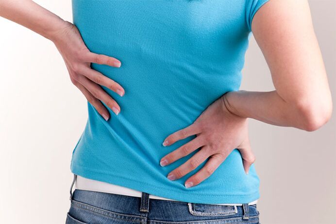 diagnoza bolečine v hrbtu po občutku