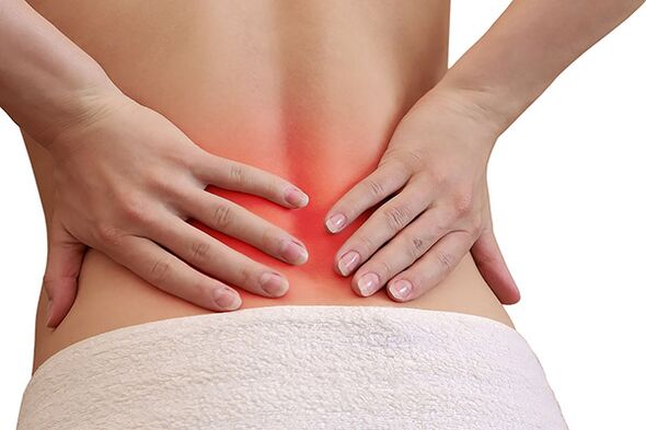 odraža bolečine v hrbtu pri torakalni osteohondrozi