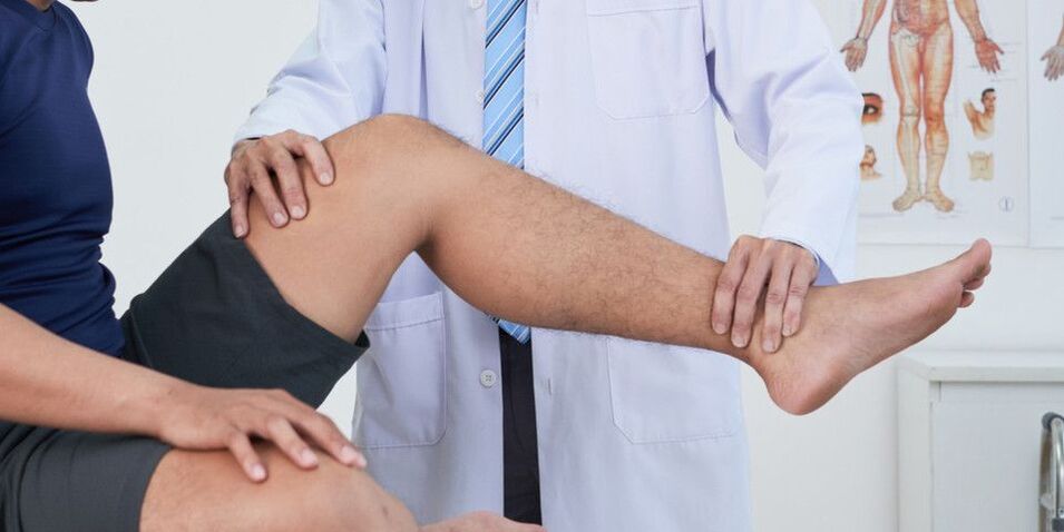 zdravniški pregled kolena